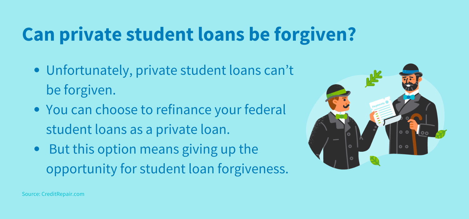 Will Private Student Loans Be Forgiven	Informational